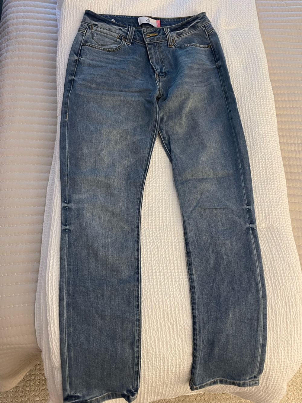 CAbi High Straight Jeans